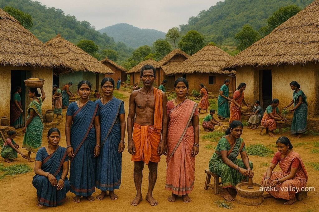 Araku Valley's Tribal Housing & Attire